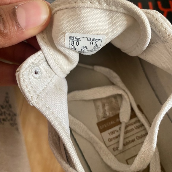 Vans Off The Wall grey White 721356 Skate Shoes Size US Men 8/ Women 9.5 - Picture 4 of 7